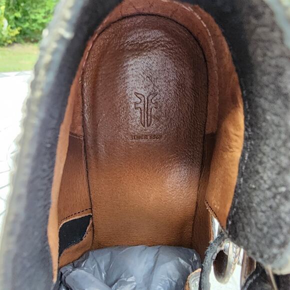 Frye Ray Western Shootie Double Buckle Ankle Boots 10 - Picture 7 of 12